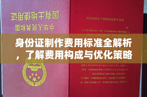 河北身份证制作费用标准全解析，了解费用构成与优化策略
